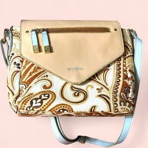 Tan and Cream Spartina 449 Bag